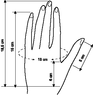Как снять мерки для варежек, перчаток., фото № 1