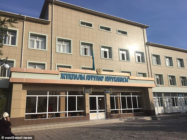 The hospital in the city of Shymkent (pictured) has suspended the nurse in question and set up a task force to investigate alongside the police