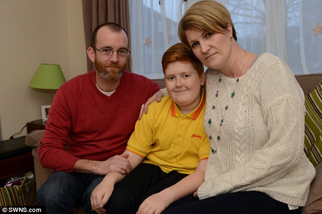 Danger: Josh Carroll, 12, suffered kidney failure two weeks after taking Nurofen for Children for a sore throat