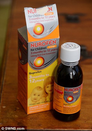 Medicine: The bottle was labelled as being suitable for children aged three months to 12 years 