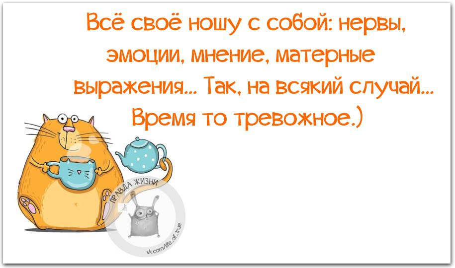 Всегда всякий. Все свое ношу с собой. Все свое ношу с собой юмор. Всё своё ношу с собой откуда эта фраза. Всё свое ношу с собой нервы эмоции матерные выражения.