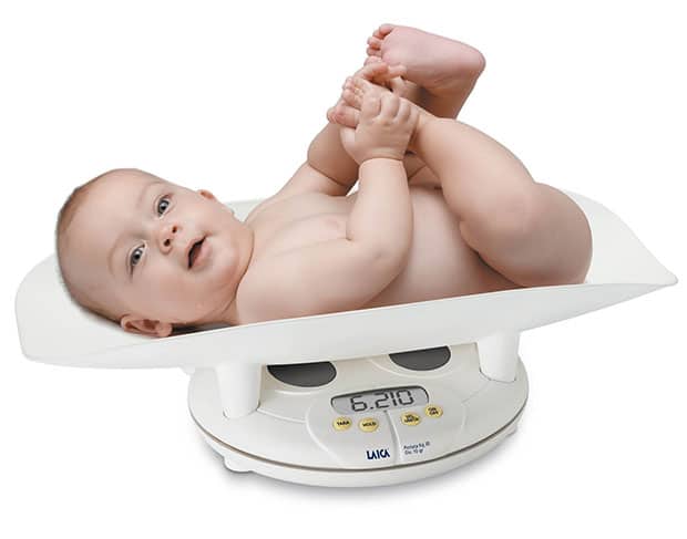 набор веса новорожденного