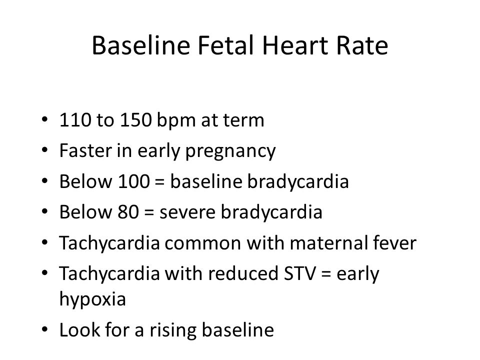Baseline Fetal Heart Rate