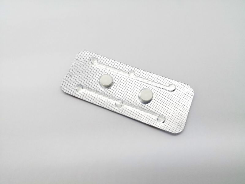A pill packet of emergency contraception.
