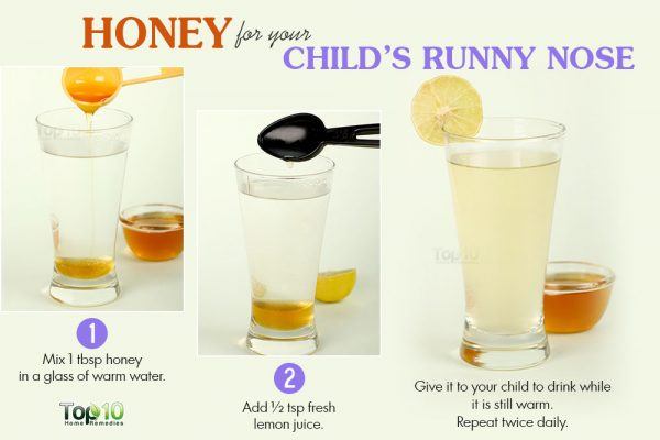 honey for runny nose in children